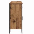 vidaXL Servírovacia skriňa Staré drevo 97 x 32,5 x 74,5 cm