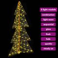 vidaXL Vianočný stromček 160 LED Teplá biela 150 cm PET