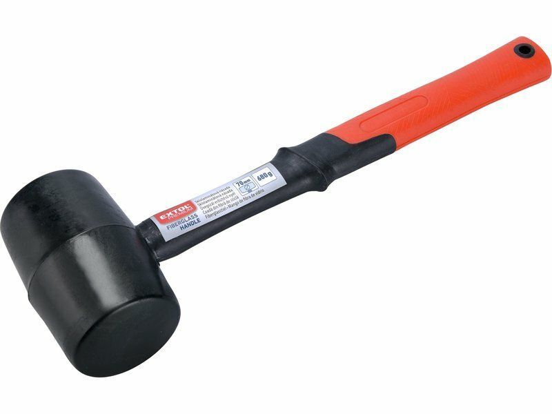 Palička pryžová černá, průměr 70mm EXTOL-PREMIUM
