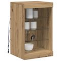 vidaXL LED komoda Remeselný dub 41 x 37 x 67 cm Kompozitné drevo