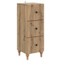 vidaXL Zásuvkový kabinet 33 x 34,5 x 90 cm Kompozitné drevo