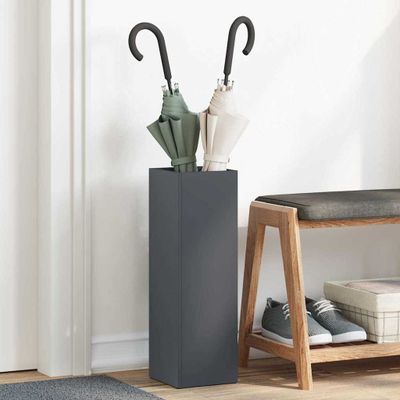 vidaXL Stojan na slnečník Antracit 15,5 x 15,5 x 49 cm Oceľ