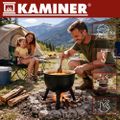 Litinový kotlík smaltovaný 10 l so stojanom Kaminer 27376 Litinový kotlík smaltovaný 10 l se stojanem Kaminer 27376