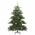 vidaXL Umelý Sklápací Vianočný Stromček Zelená 150 cm PVC a oceľ