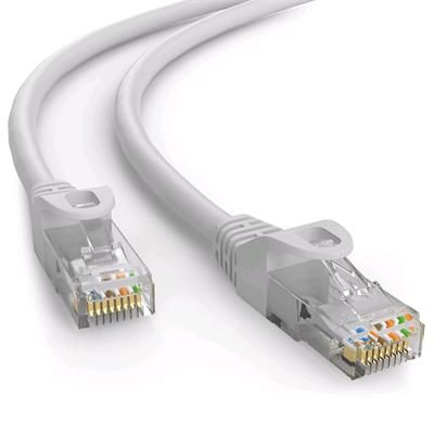 Kábel C-TECH patchcord Cat6, UTP, sivý, 10m