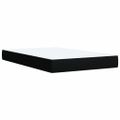vidaXL Boxspring posteľ s matracom čierna 120x190 cm látka