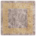 vidaXL Behúň MARSA Sivá 100 x 100 cm Polyester a PVC