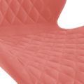 335034 vidaXL Swivel Dining Chairs 2 pcs Pink Velvet
