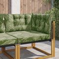 vidaXL Vankúš na vonkajšiu pohovku Polyester Design s listami