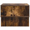 vidaXL Konferenčný stolík Dymová dub 48 x 46 x 35 cm Kompozitné drevo