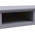 vidaXL Písací stôl sivý 110x45x76 cm drevený