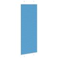 vidaXL Plisovaná roleta modrá 75x200 cm Šírka látky 74,4 cm Polyester
