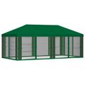 vidaXL Kryt altánku s bočnými stenami Zelená 600,5 x 300,5 cm