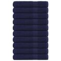 vidaXL Uteráky FROGN 10 ks námornícka modrá 100x200 cm 360 g/m²
