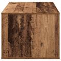 vidaXL Konferenčný stolík Staré drevo 80 x 50 x 40 cm Kompozitné drevo