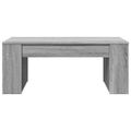 vidaXL Konferenčný stolík sivý dub sonoma 102x55x42cm kompozitné drevo