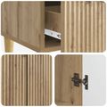 vidaXL Servírovacia skriňa Dub artisan 66 x 34,5 x 95 cm