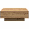 vidaXL Konferenčný stolík Remeselný dub 80 x 80 x 31 cm