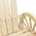 vidaXL Záhradná stolička Adirondack jedľový masív