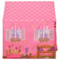 vidaXL Detský stan na hranie s 250 loptičkami ružový 69x94x104 cm