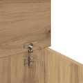 vidaXL Úložné boxy dub artisan 30x50x28 cm kompozitné drevo