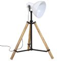 vidaXL Podlahová lampa 25 W biela 75x75x90-150 cm E27