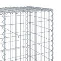 vidaXL Gabiónový kôš s krytom 1100x50x100 cm pozinkované železo