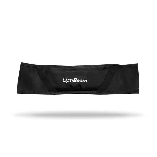 Bežecký opasok Compact Black - GymBeam, veľkosť M, veľkosť oblečenia M