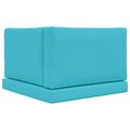 vidaXL Vankúš na vonkajšiu pohovku Polyester Tyrkysová 80 x 80 cm