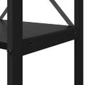 vidaXL Regál na knihy 40 x 30 x 119 cm Kompozitné drevo Čierny dub