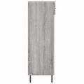 vidaXL Botník sivý dub sonoma 60x35x105 cm kompozitné drevo