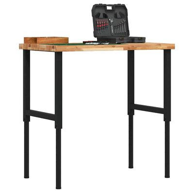 vidaXL Pracovný stôl 100x60x(73-99,5) cm masívna akácia obdĺžnik