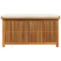 vidaXL Vonkajší box na vankúše 113x50x60,5 cm akáciový masív