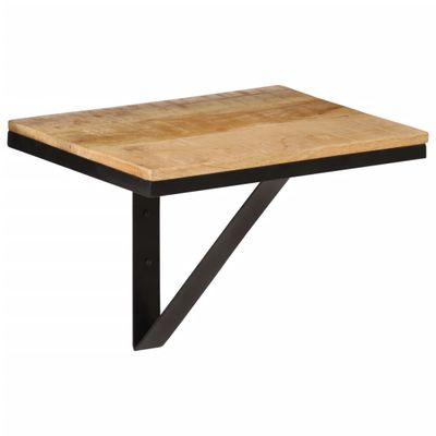 vidaXL Nástenná polička 40x30x32 cm masívne akáciové drevo a železo