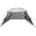 vidaXL Stan s moskytiérou so strechou Sivá 380 x 380 x 225 cm