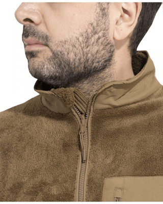 K09030-03-Coyote-L Pentagon Grizzly full zip Sweater