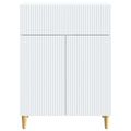 vidaXL Servírovacia skriňa Biela 66 x 34,5 x 90 cm Kompozitné drevo
