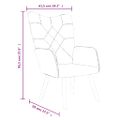 vidaXL Relaxačné kreslo patchwork látka