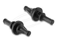 Delock - Fan anti-vibration mounting damper - silicone, short - cerná (balení 50)