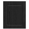 vidaXL Dvierka na umývačku Kalmar Čierny dub 50 x 31 x 60 cm