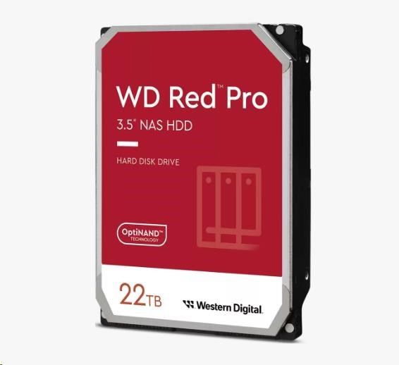 WD Red Pro/22TB/HDD/3.5''/SATA/7200 RPM/5R