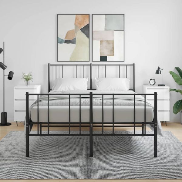 vidaXL Nočné stolíky 2 ks lesklé biele 40x35x69 cm kompozitné drevo