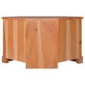 vidaXL Rohová TV skrinka 80x40x49 cm masívne mahagónové drevo