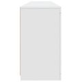 vidaXL Komoda s LED svetlami biela 181,5x37x67 cm