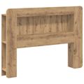 vidaXL Čelo postele skrinka Dub artisan 100 cm Konštruované drevo