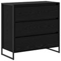 vidaXL Servírovacia skriňa Čierny dub 79 x 36 x 75.5 cm