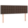 vidaXL Boxspring posteľ s matracom hnedá 140x190 cm umelá koža