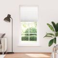 vidaXL plisovaná roleta biela 90x200 cm šírka látky 89,4 cm