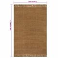vidaXL Koberec so strapcami 160x230 cm juta