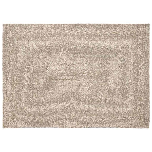 vidaXL Kusové koberce Prírodná a biela 120 x 170 cm Juta